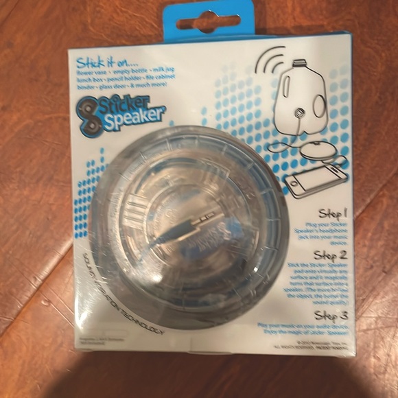 Brand new Sticker Speaker. Ages 8+. Stick on vases, lunch box, binder, etc - Picture 2 of 4